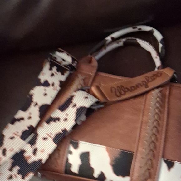 Wrangler Brown and White Tote Bag - Picture 4 of 4